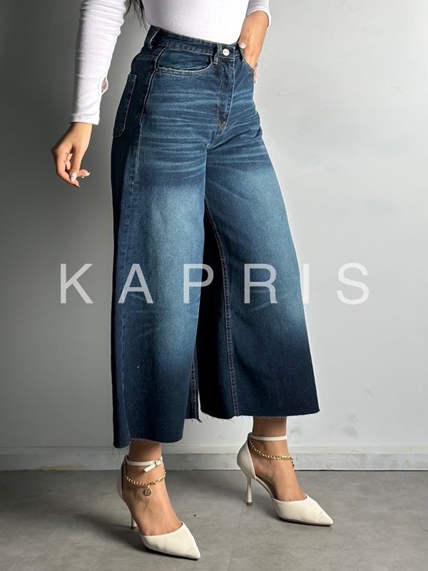 KBCC4668 شلوار زنانه وایدلگ پایین کات2331 - Image 1