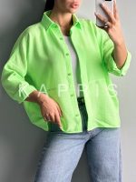 شومیز زنانه قاپدار کد 4606 - Image 5