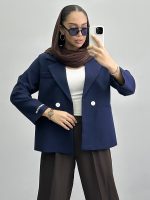 کت زنانه چاپی کد 010200 - Image 10