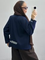 کت زنانه چاپی کد 010200 - Image 8