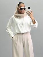 شومیز زنانه تاپ دار 010210 - Image 3