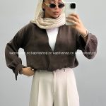 شومیز زنانه تاپ دار 010210