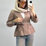 کت زنانه تک دکمه010191
