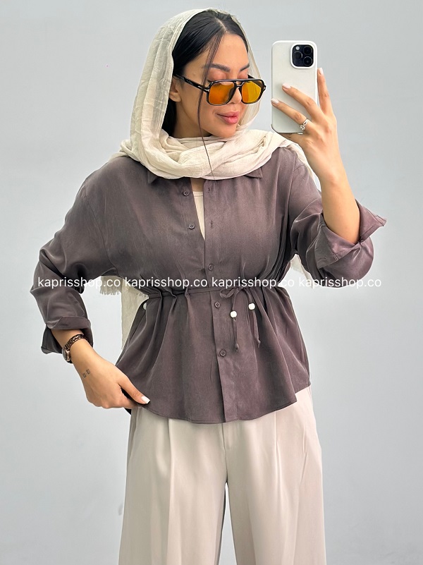 DNZP4932 شومیز زنانه پیله گت 010225 - Image 1