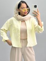 شومیز زنانه پشت ضربدری 010211 - Image 8