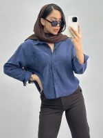 شومیز زنانه پشت ضربدری 010211 - Image 7