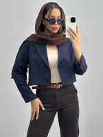 کت زنانه کراپ کاپریس 010244 - Image 4