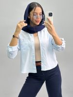 شومیز زنانه پشت ضربدری 010211 - Image 3
