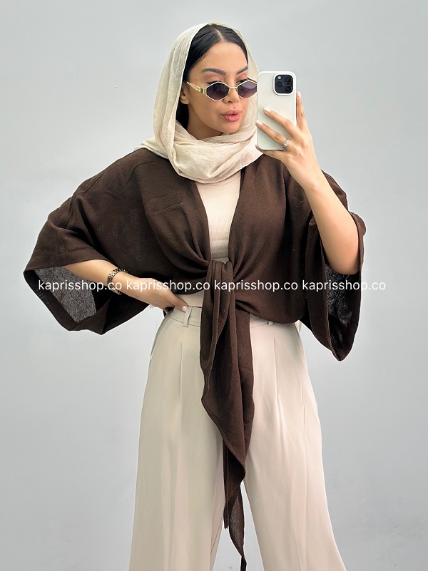 UDAG9531 شومیز زنانه گره ای 010247 - Image 1