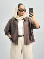 شومیز زنانه شیشه ای 010252 - Image 4