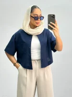 شومیز زنانه اسلپ 010255 - Image 8