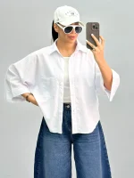 شومیز زنانه مچ گشاد 010257