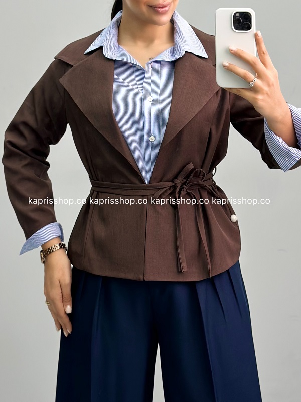 WIUX7341 کت زنانه دو گره 010226 - Image 1