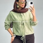 شومیز زنانه جلوبندی 010267