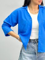 شومیز زنانه سیلک 2جیب 010279 - Image 2