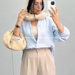 شومیز زنانه بند دار 010258