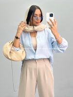 شومیز زنانه بند دار 010258