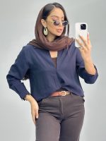 شومیز و کراپ زنانه دوتیکه 010262 - Image 2