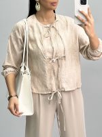شومیز زنانه جلوبندی 010267 - Image 3