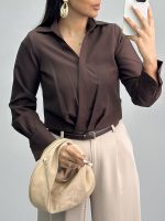 شومیز زنانه جلو پیله 010268 - Image 2