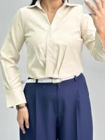 شومیز زنانه جلو پیله 010268 - Image 3