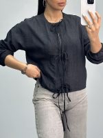 شومیز زنانه جلوبندی 010267 - Image 4