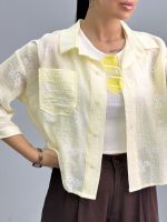 شومیز زنانه پری شیشه ای 010272 - Image 3