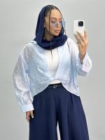 شومیز زنانه پری شیشه ای دوتیکه میومیو 010273 - Image 7