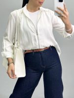 شومیز و کراپ زنانه سیلک010291 - Image 5