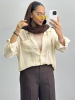 شومیز زنانه زنجیری 010278 - Image 6