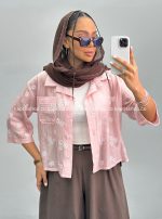 شومیز زنانه پری شیشه ای 010272