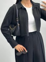 شومیز زنانه پایین گت 010288 - Image 6