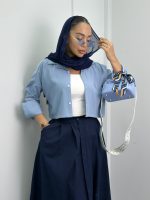 شومیز زنانه پایین گت 010288 - Image 4