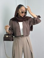 شومیز زنانه پایین گت 010288 - Image 5