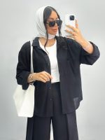 شومیز زنانه لینن 010282 - Image 7