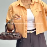 شومیز زنانه جیب نما 010293