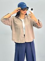 شومیز زنانه تک جیب 010280 - Image 8