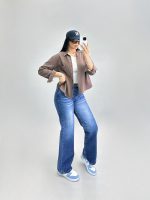 شومیز زنانه ضربدری 010289 - Image 7