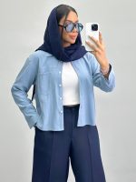 شومیز زنانه ضربدری 010289 - Image 8