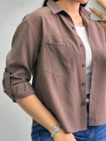 شومیز زنانه ضربدری 010289 - Image 9