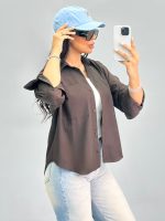 شومیز زنانه تک جیب 010280 - Image 12