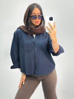 شومیز زنانه تک جیب 010280 - Image 6