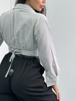 شومیز زنانه پشت بندی 010310 - Image 4