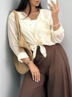 شومیز زنانه پایین گره ۰۱۰۳۰۴ - Image 10