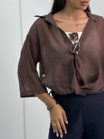 شومیز شیشه ای زنانه 010305 - Image 11