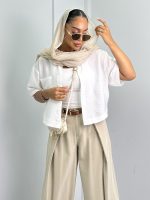 شومیز زنانه تک جیب010309 - Image 6