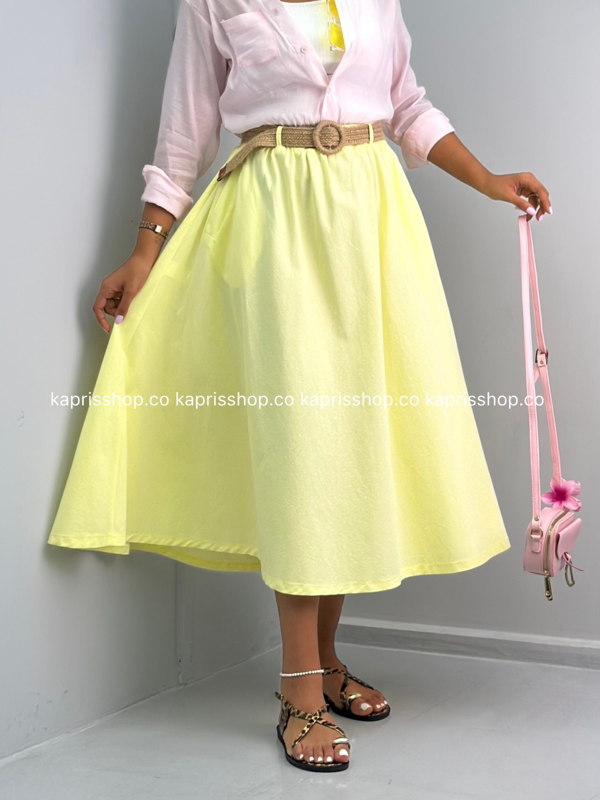 YBYY8644 دامن زنانه لینن 2711 - Image 1