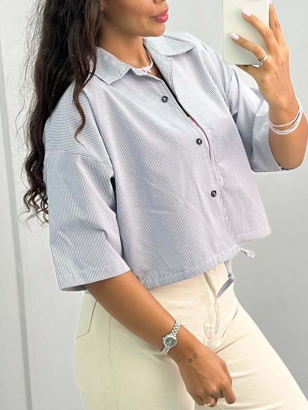 IMG_0151 شومیز زنانه راه راه 010298 - Image 1
