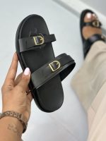 صندل زنانه دو سگک 11046