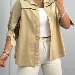 شومیز زنانه زیپی 1526